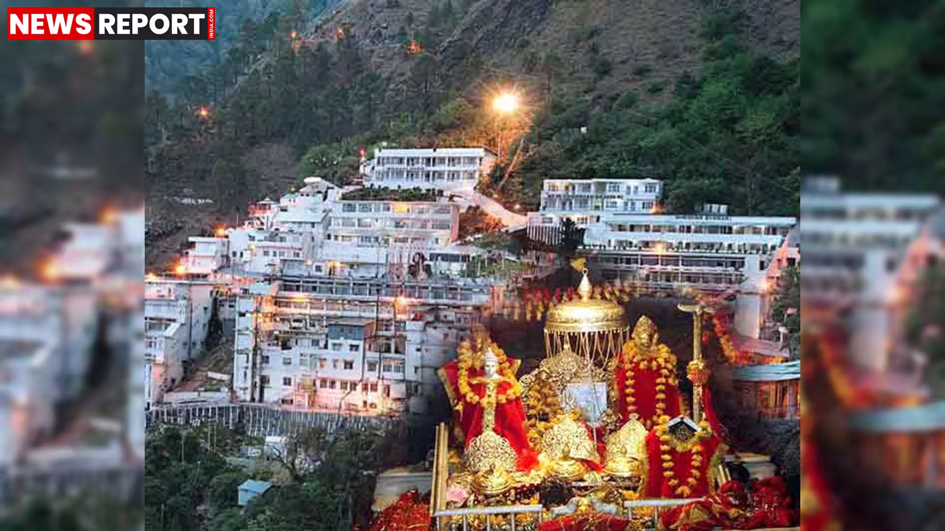 भीड़ के बीच वैष्णो देवी यात्रा अस्थायी रूप से बंद