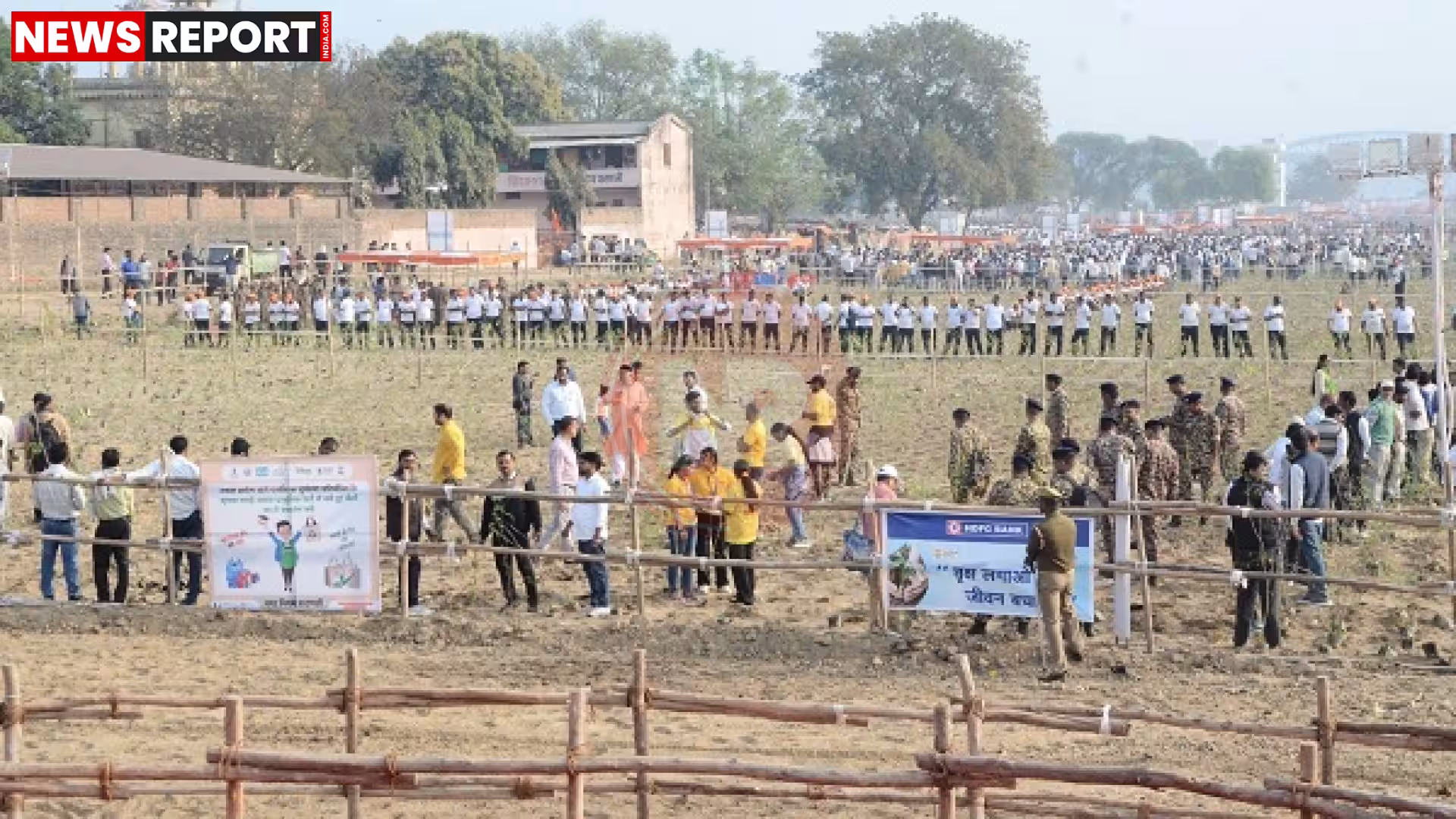 डोमरी-सूजाबाद में बड़े पैमाने पर पौधरोपण अभियान