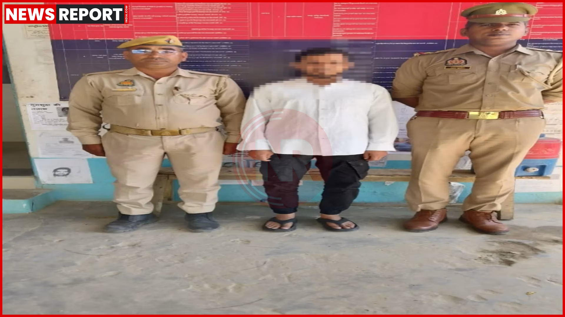 जंसा पुलिस द्वारा गिरफ्तार आरोपी और बरामद नाबालिग