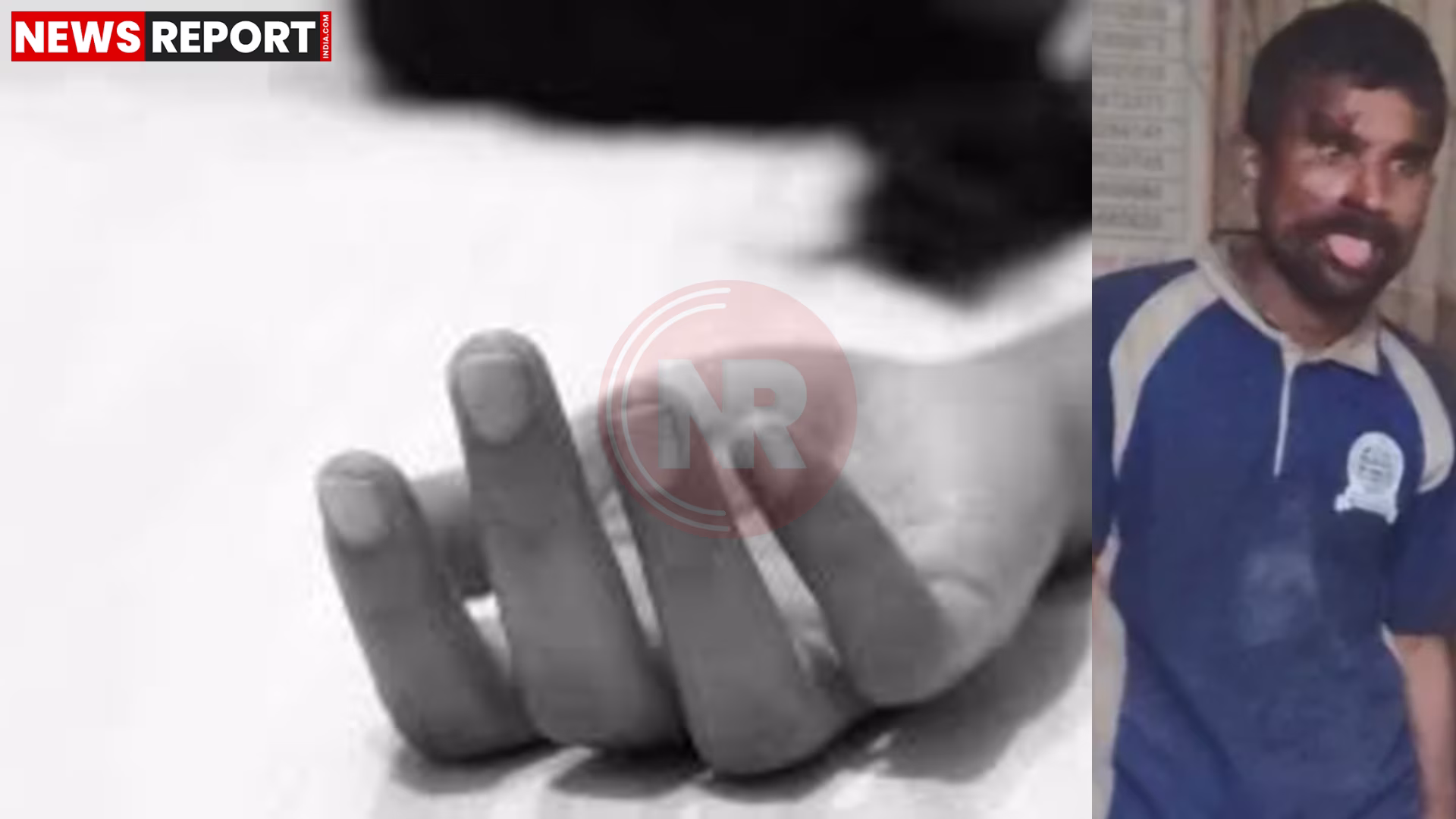 वाराणसी में हत्या की घटना का दृश्य