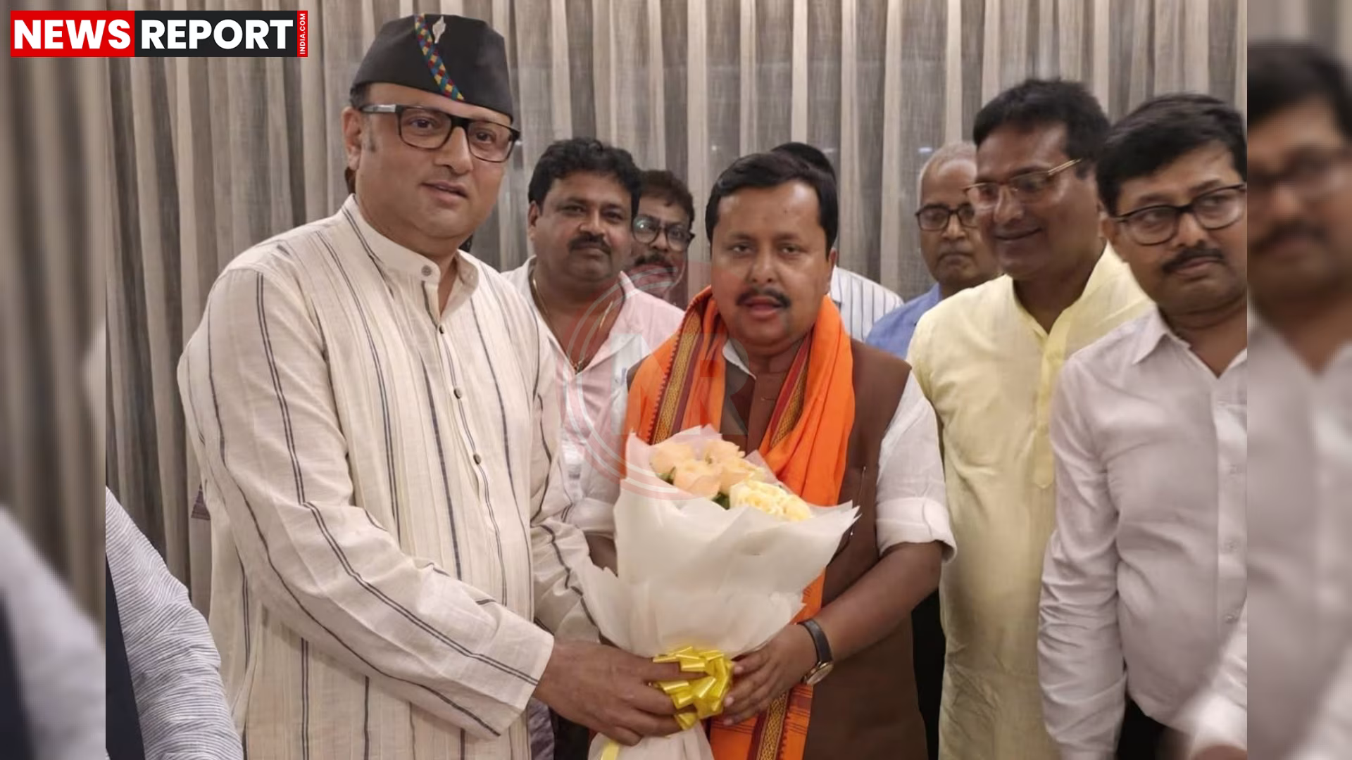 पश्चिम बंगाल में भाजपा विधायक सौरभ श्रीवास्तव अखिल भारतीय कायस्थ महासभा के पदाधिकारियों से मुलाकात करते हुए।