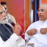 प्रधानमंत्री नरेंद्र मोदी  और मल्लिकार्जुन खरगे का फोटो