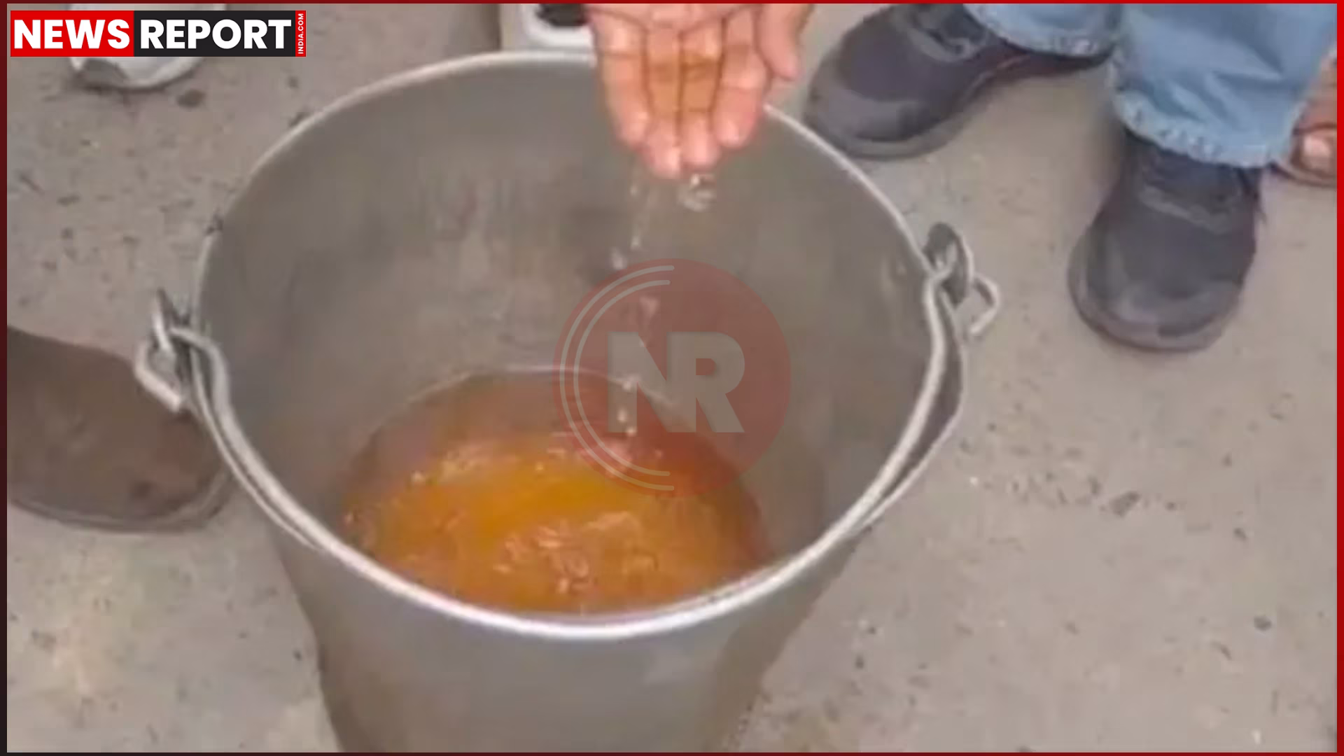 ग्रेटर नोएडा में इंडियन ऑयल पेट्रोल पंप जहां पानी मिला पेट्रोल बेचा गया