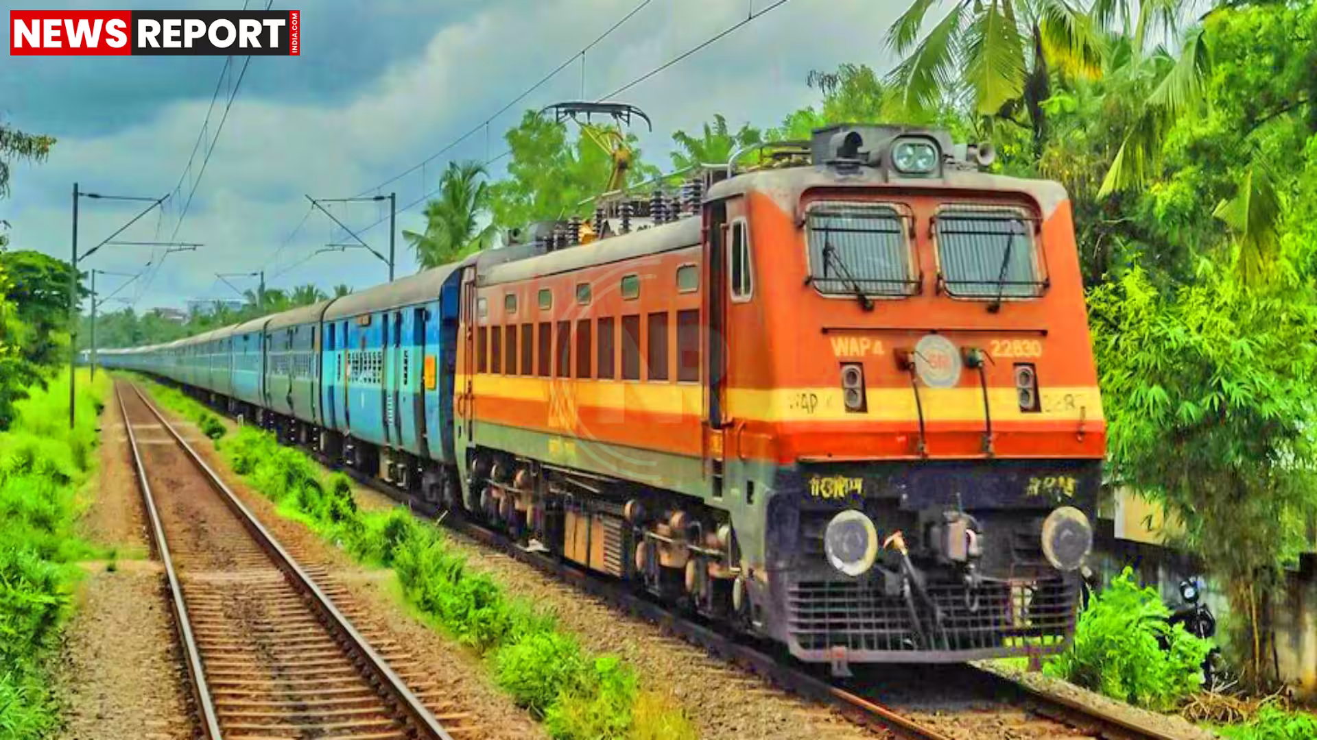 भारतीय रेलवे की नई परियोजनाओं का मानचित्र दिखाती तस्वीर