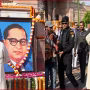 लखनऊ में डॉ. भीमराव आंबेडकर की प्रतिमा पर माल्यार्पण करती मायावती।