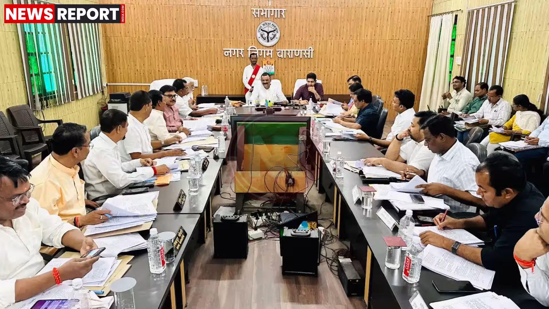 वाराणसी के नमो बनारस केंद्र का 3D प्रस्तावित मॉडल या आधुनिक कॉम्प्लेक्स