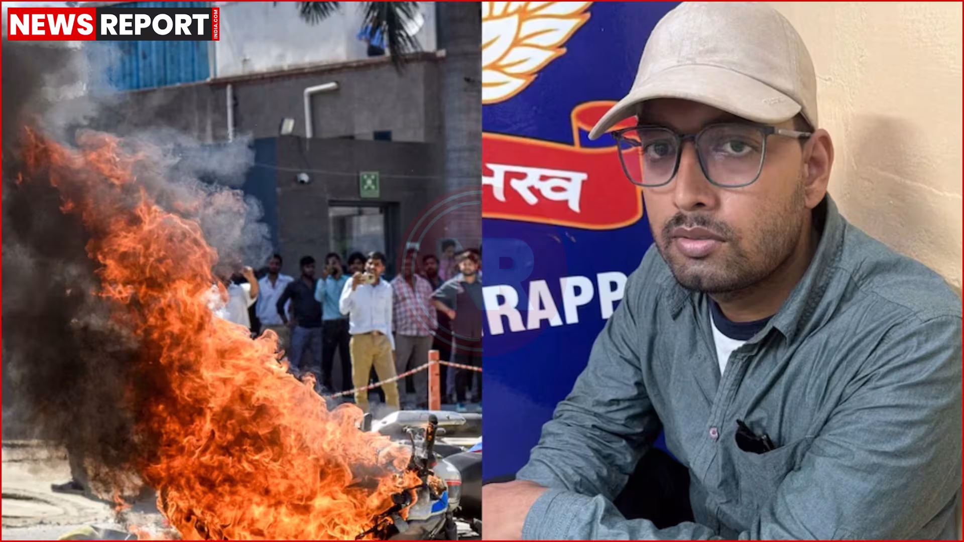 पुलिस हिरासत में नोएडा हिंसा का कथित मास्टरमाइंड आदित्य आनंद