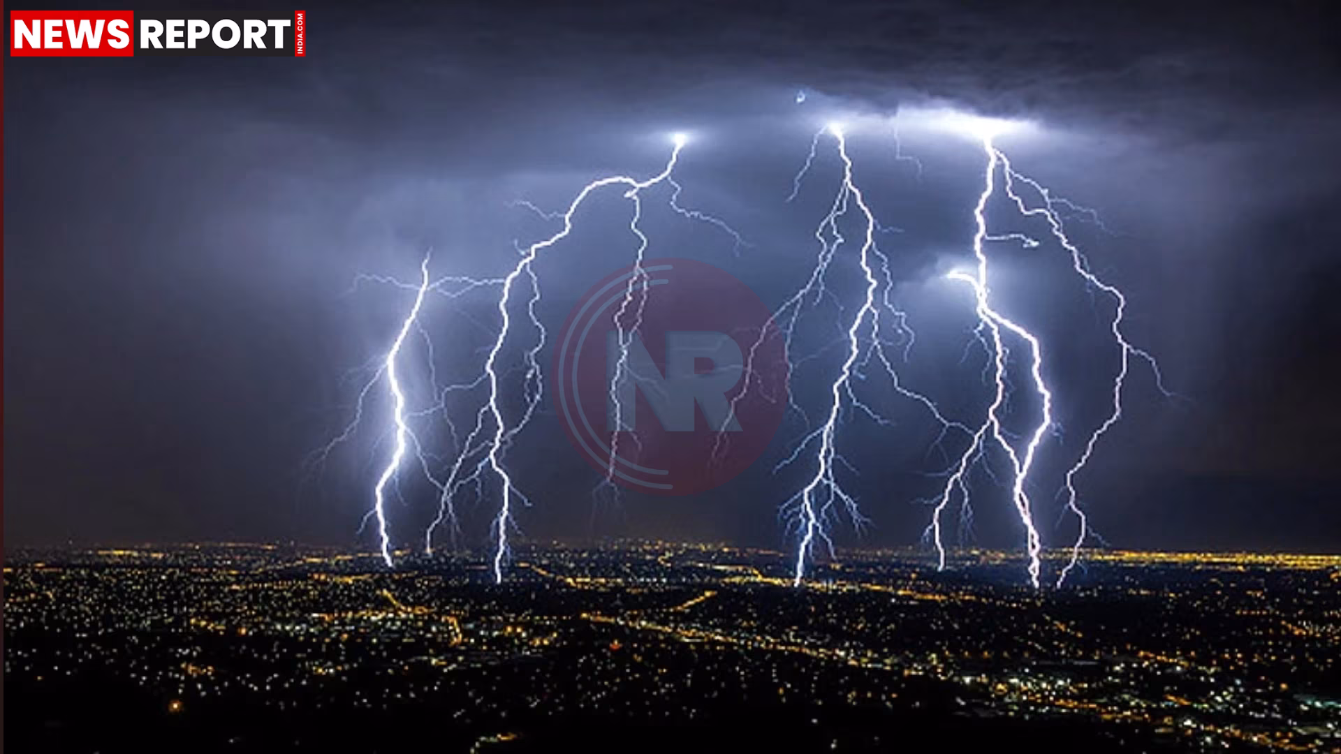 उत्तर प्रदेश में वज्रपात और आंधी से प्रभावित क्षेत्र की तस्वीर