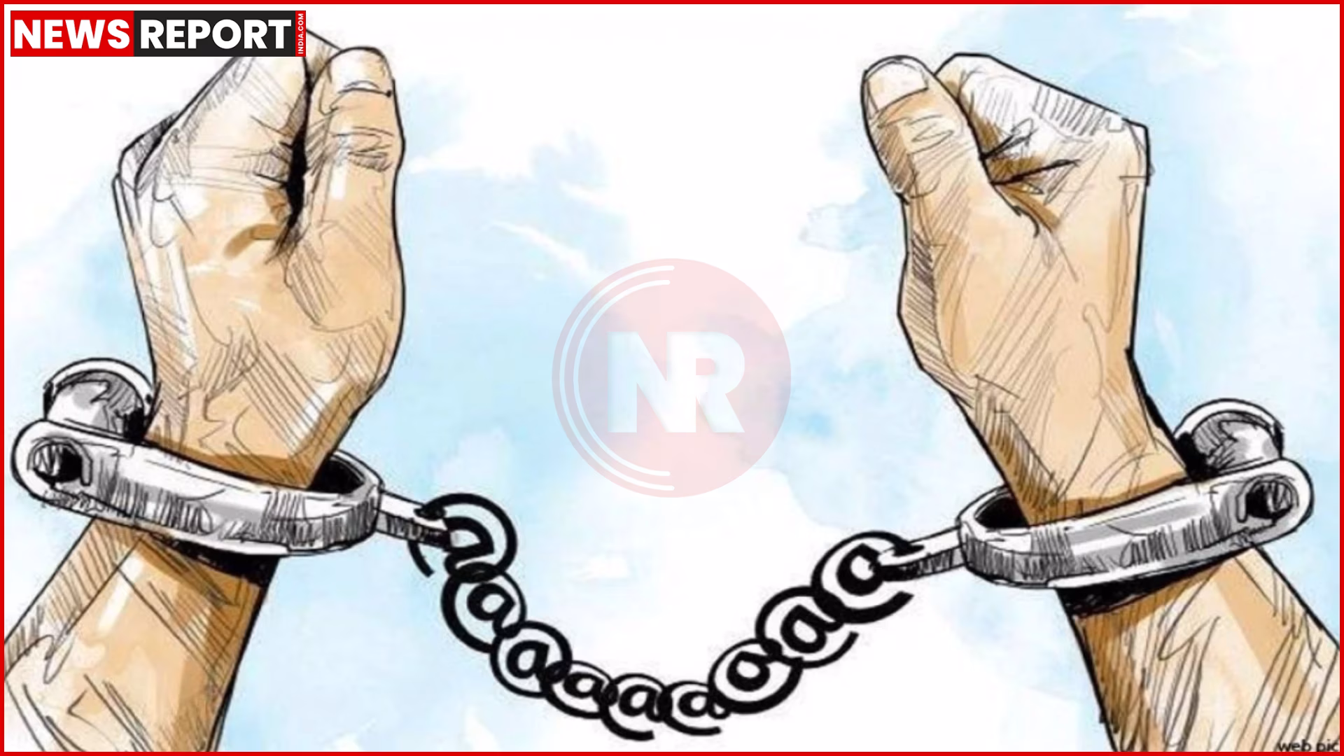 वाराणसी में गिरफ्तार टप्पेबाज गिरोह के सदस्य पुलिस हिरासत में, बरामद नकदी और कार के साथ।