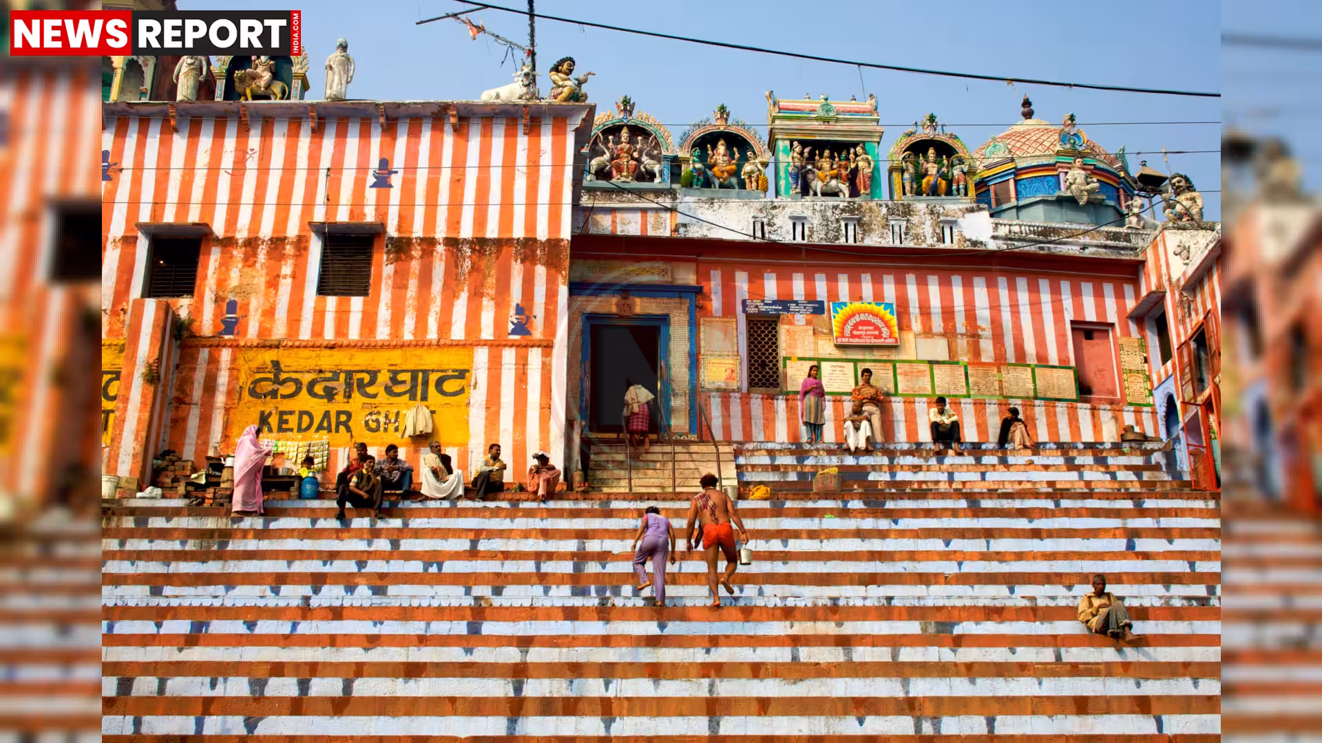 वाराणसी के श्रीविद्या मठ में चोरी करते संदिग्धों का सीसीटीवी फुटेज