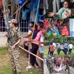 पश्चिम बंगाल चुनाव के दौरान हिंसा और तनाव के दृश्य, सुरक्षा बल