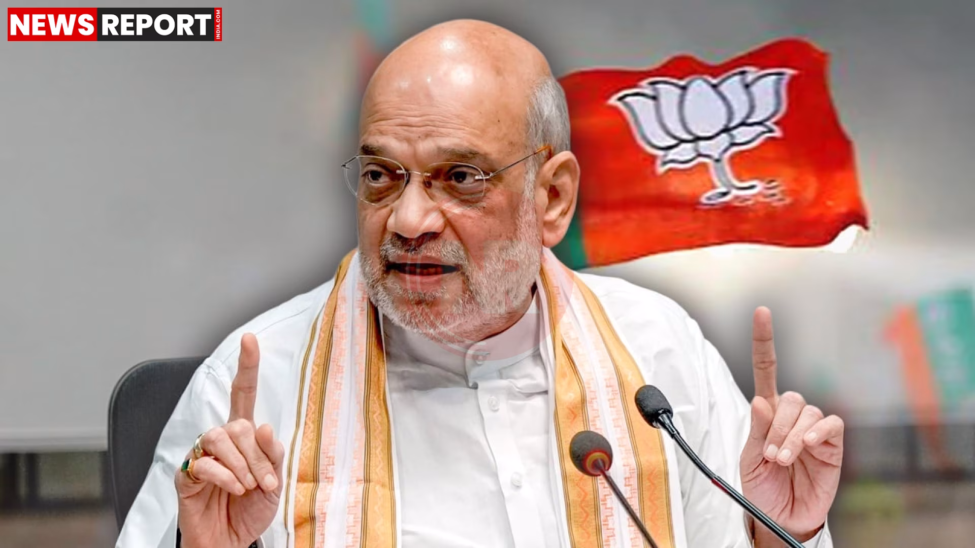 कोलकाता में भाजपा विधायक दल की बैठक में अमित शाह और मोहन चरण माझी