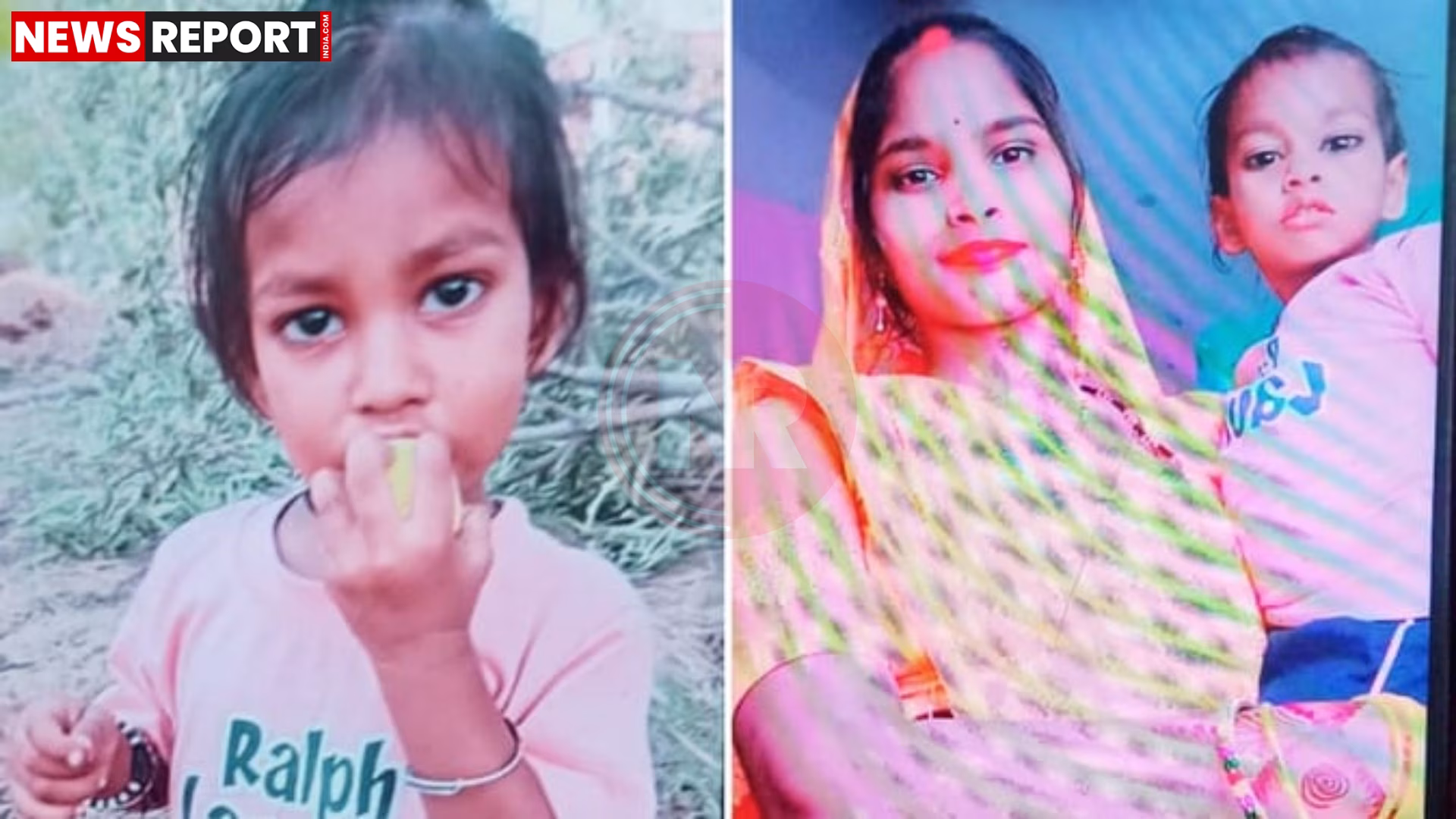 चंदौली में मां और बेटे के शव फंदे से लटके मिलने के बाद पुलिस जांच करते हुए