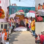 विधायक सौरभ श्रीवास्तव रामनगर में सड़क-सीवर परियोजना का शिलान्यास करते हुए।