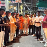 रामनगर में लखनऊ अग्निकांड पीड़ितों की याद में कैंडल मार्च