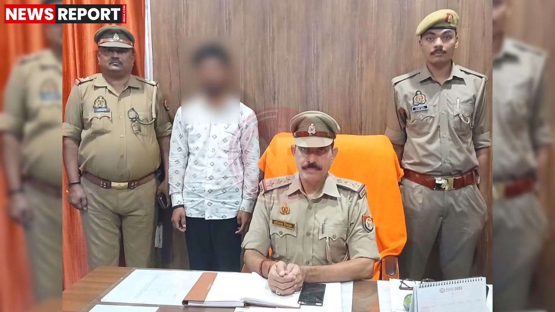 रामनगर पुलिस द्वारा गिरफ्तार गो तस्कर सोनू उर्फ अजीम की तस्वीर
