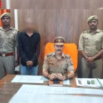 रामनगर पुलिस द्वारा नाबालिग से छेड़छाड़ और शादी का दबाव बनाने के आरोपी युवक को गिरफ्तार करते हुए।