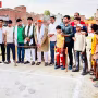 विधायक सौरभ श्रीवास्तव तपोवन क्रिकेट टूर्नामेंट का उद्घाटन करते हुए, खिलाड़ियों से परिचय प्राप्त करते हुए