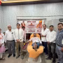 सुल्तानपुर में मुख्यमंत्री योगी आदित्यनाथ के जन्मदिवस पर रक्तदान शिविर में रक्तदाता