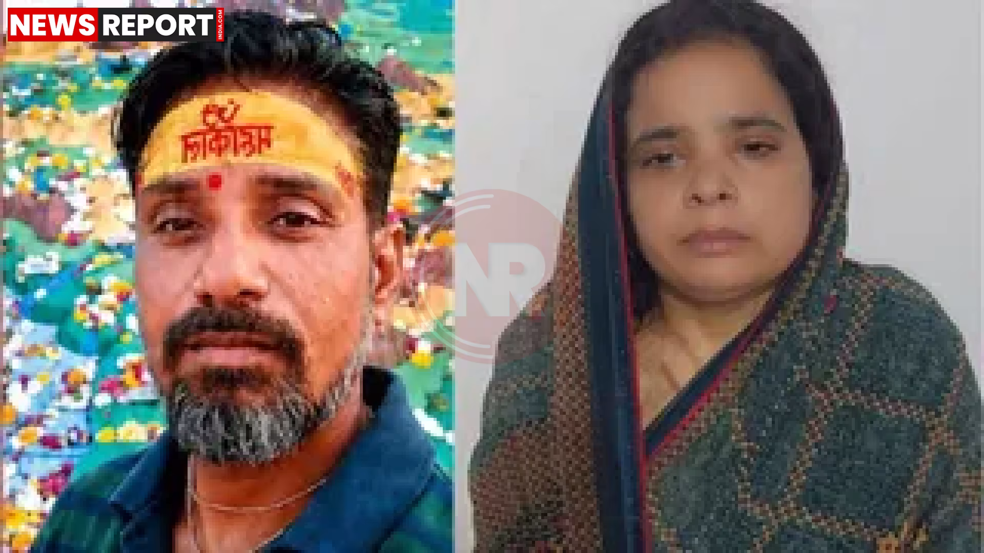 आगरा हत्याकांड: पुलिस द्वारा बाथरूम में खुदाई करते हुए, जहां पति का शव दफनाया गया था।