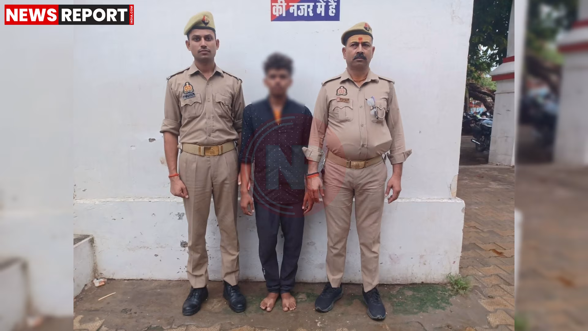 वाराणसी पुलिस द्वारा गिरफ्तार आरोपी कपिल और बरामद नाबालिग किशोरी
