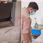 गाजीपुर मेडिकल कॉलेज से फरार हिस्ट्रीशीटर सुधीर पासी और टूटी शौचालय की जाली
