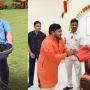 पुलिस नहर किनारे शव की जांच करते हुए, पास में पुलिसकर्मी और फोरेंसिक टीम