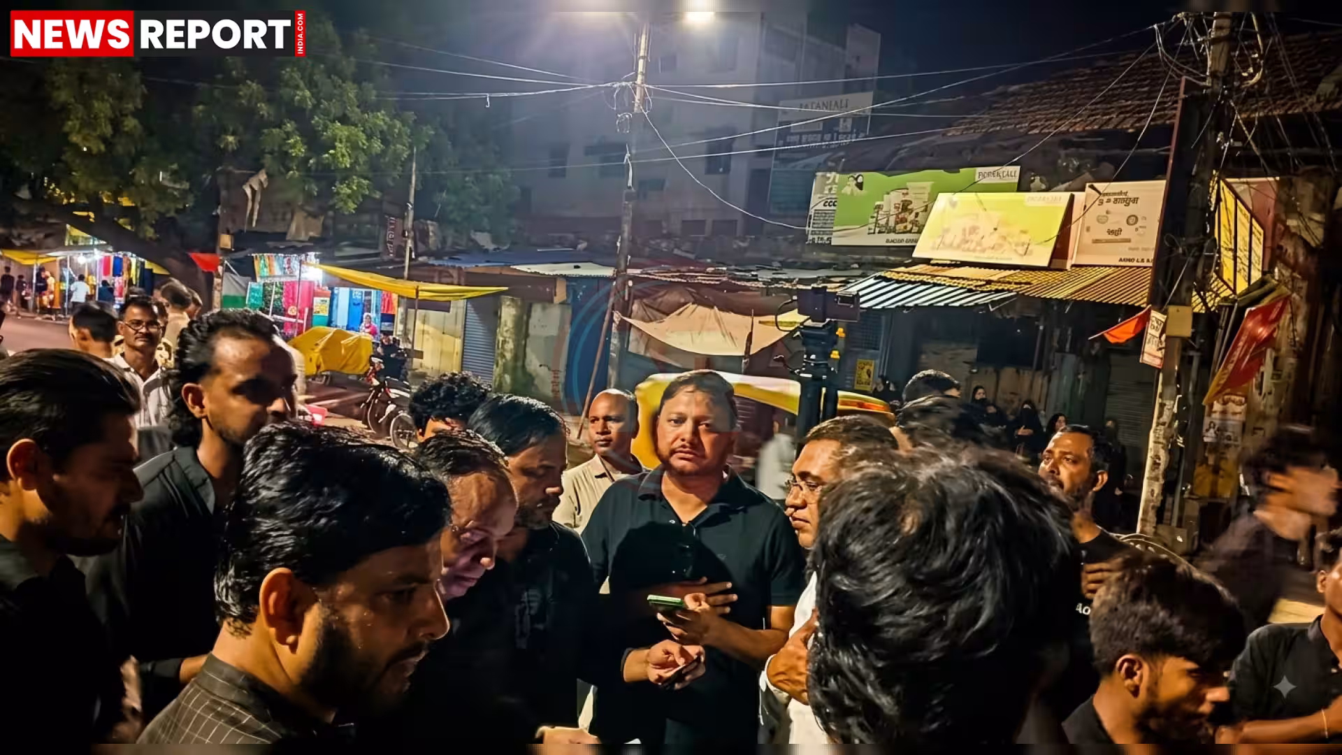 रामनगर में 28 सफर के जुलूस में नौहा और मातम करते हुए अकीदतमंद