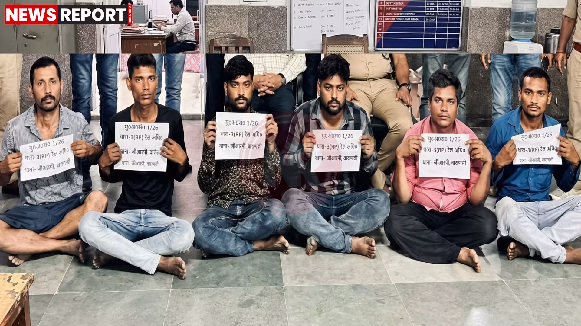 रेलवे सुरक्षा बल के जवान बरामद पान मसाला बंडलों और जब्त टाटा मैजिक लोडर के साथ