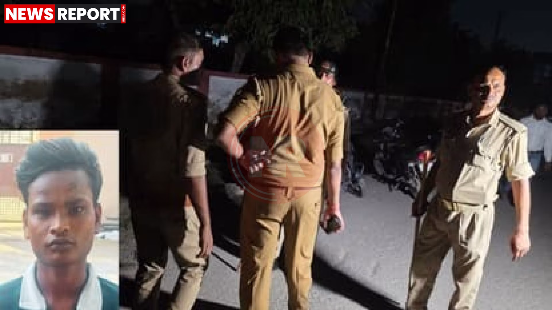 वाराणसी के सिगरा में ईशू हत्याकांड की जांच करते पुलिसकर्मी और बरामद शव