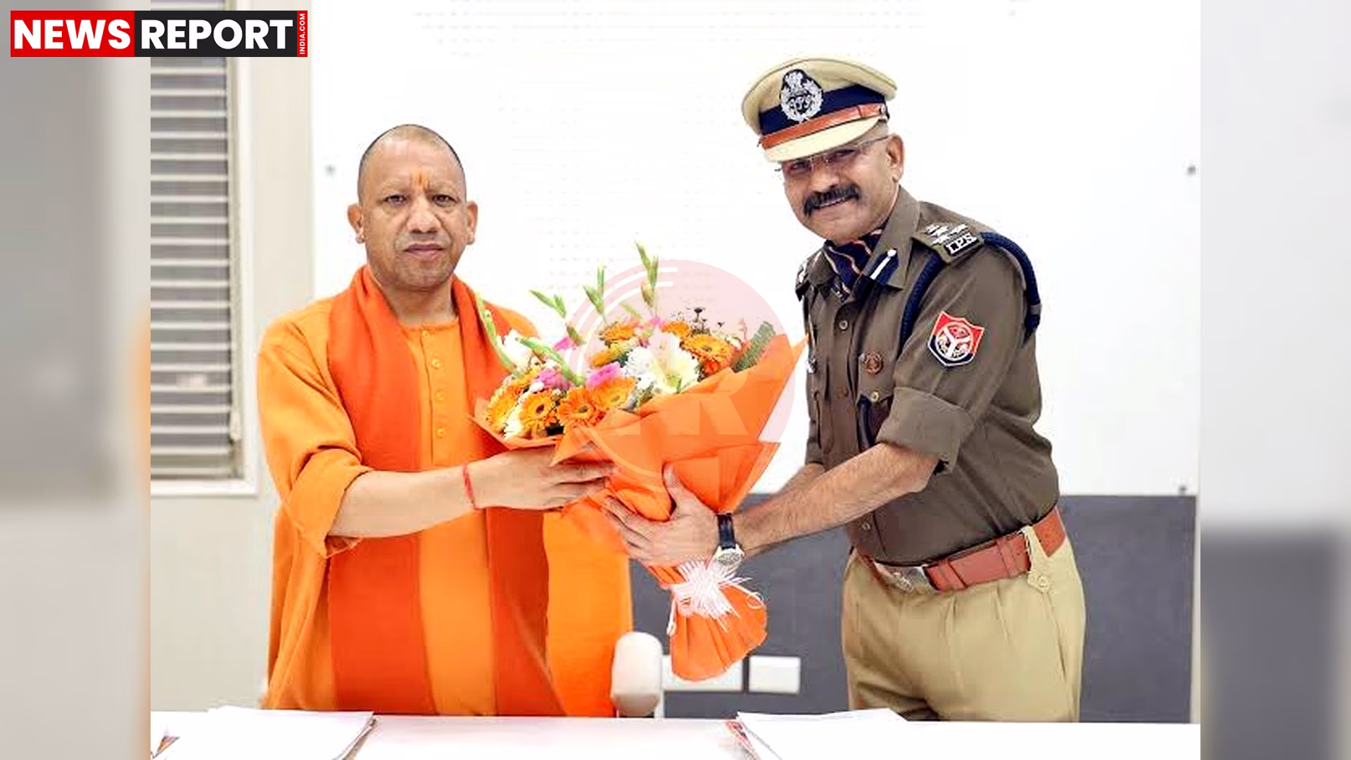 आईपीएस किरिट हरिभाई राठौड़ का पोर्ट्रेट