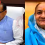 केंद्रीय मंत्री शिवराज सिंह चौहान अपनी मां काशीबाई के साथ या शोक व्यक्त करते हुए